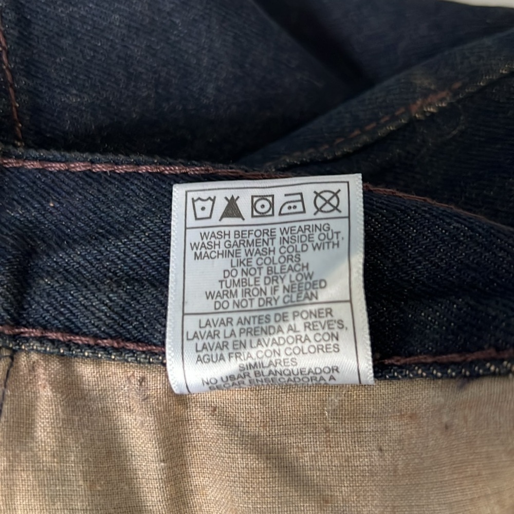 Architect Men's Classic Dark Blue Jeans Relaxed Fit NWT 38x34 - Picture 6 of 13
